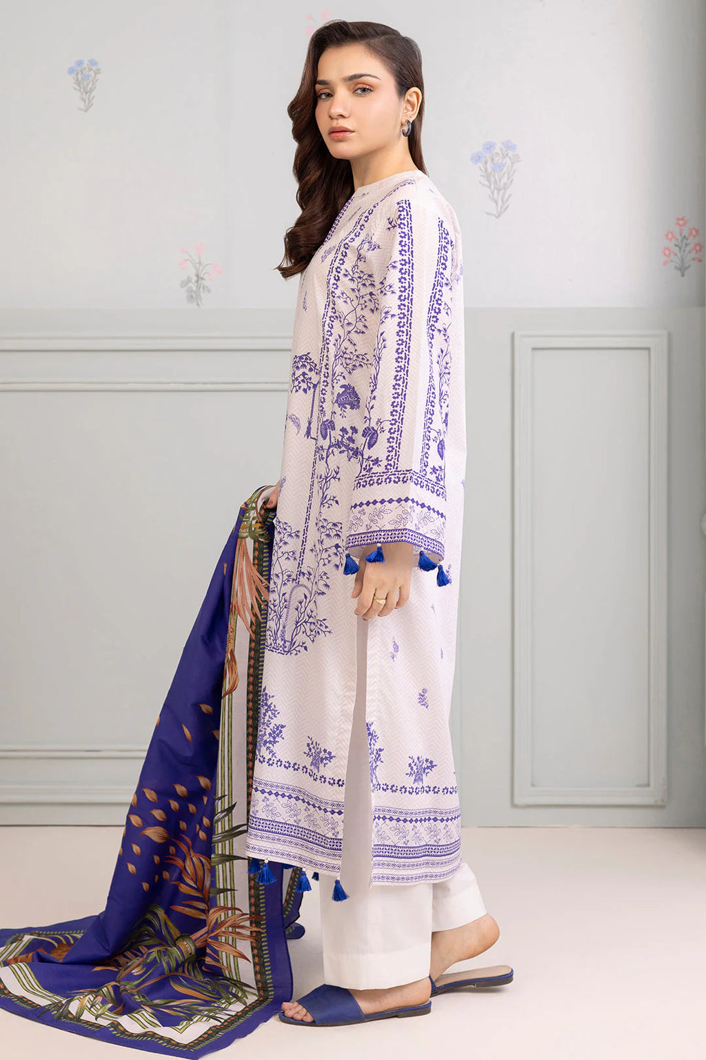 Zellbury Summer Printed Lawn Unstitched 2Pc Suit WUS25X20408