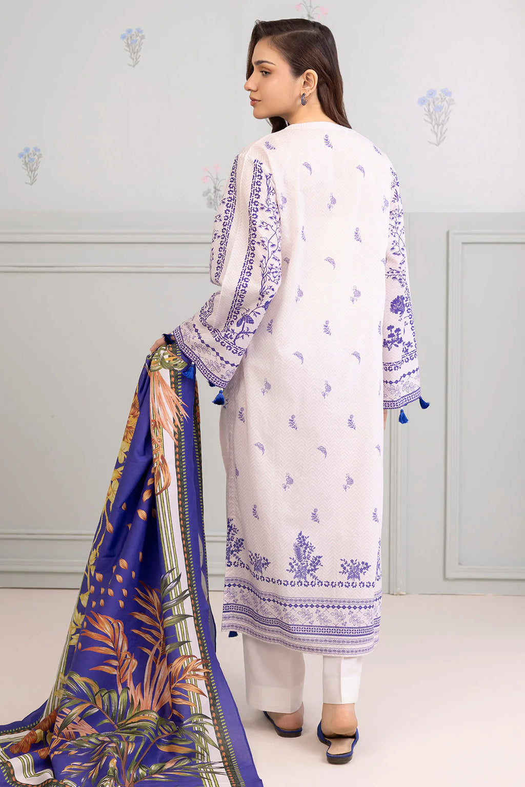 Zellbury Summer Printed Lawn Unstitched 2Pc Suit WUS25X20408