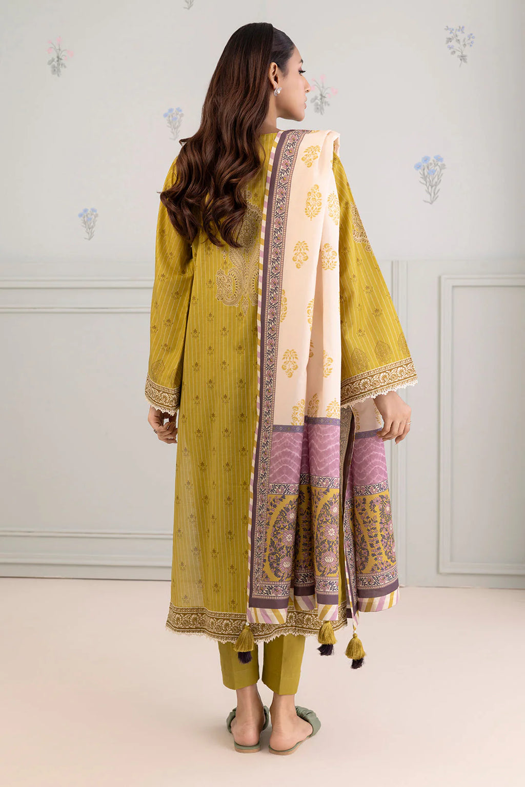 Zellbury Summer Printed Lawn Unstitched 3Pc Suit WUS25X30432
