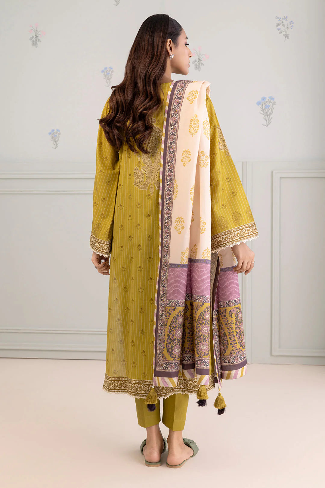 Zellbury Summer Printed Lawn Unstitched 3Pc Suit WUS25X30432