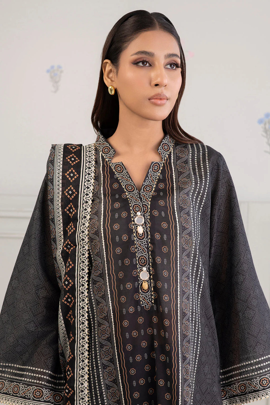Zellbury Summer Printed Lawn Unstitched 3Pc Suit WUS25X30434