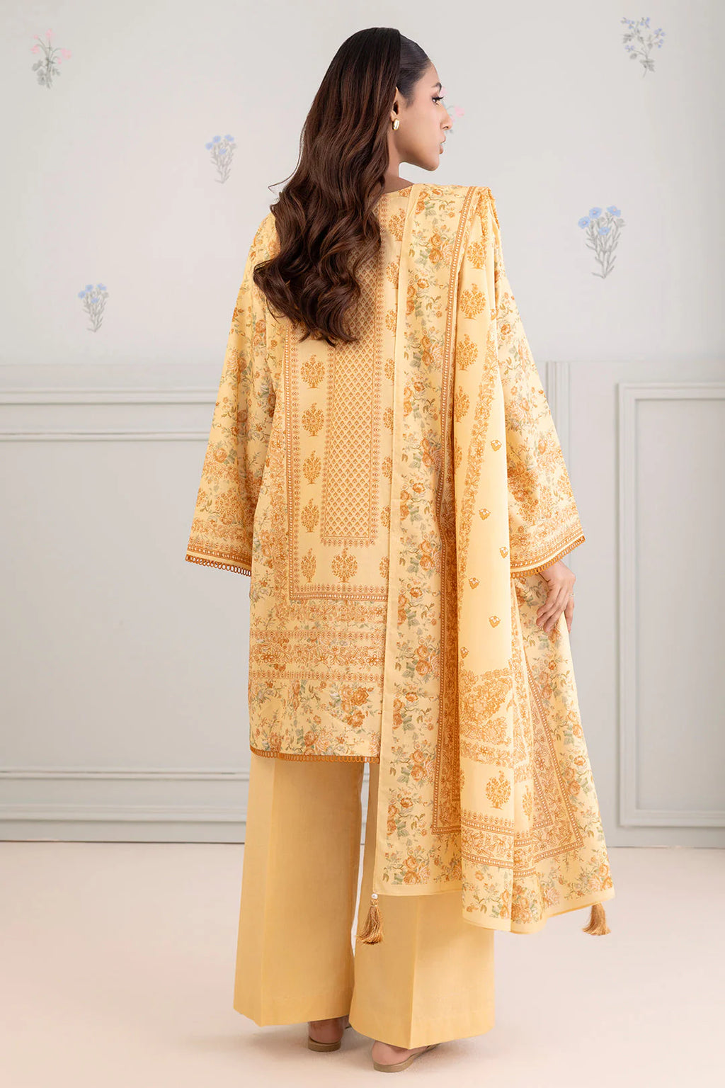 Zellbury Summer Printed Lawn Unstitched 3Pc Suit WUS25X30440