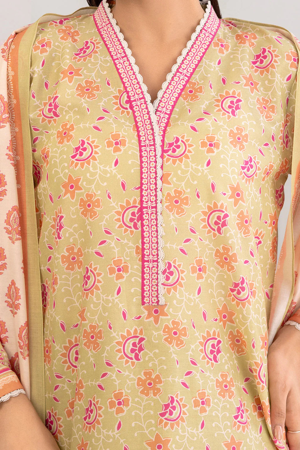 Zellbury Summer Printed Lawn Unstitched 3Pc Suit WUS25X30499