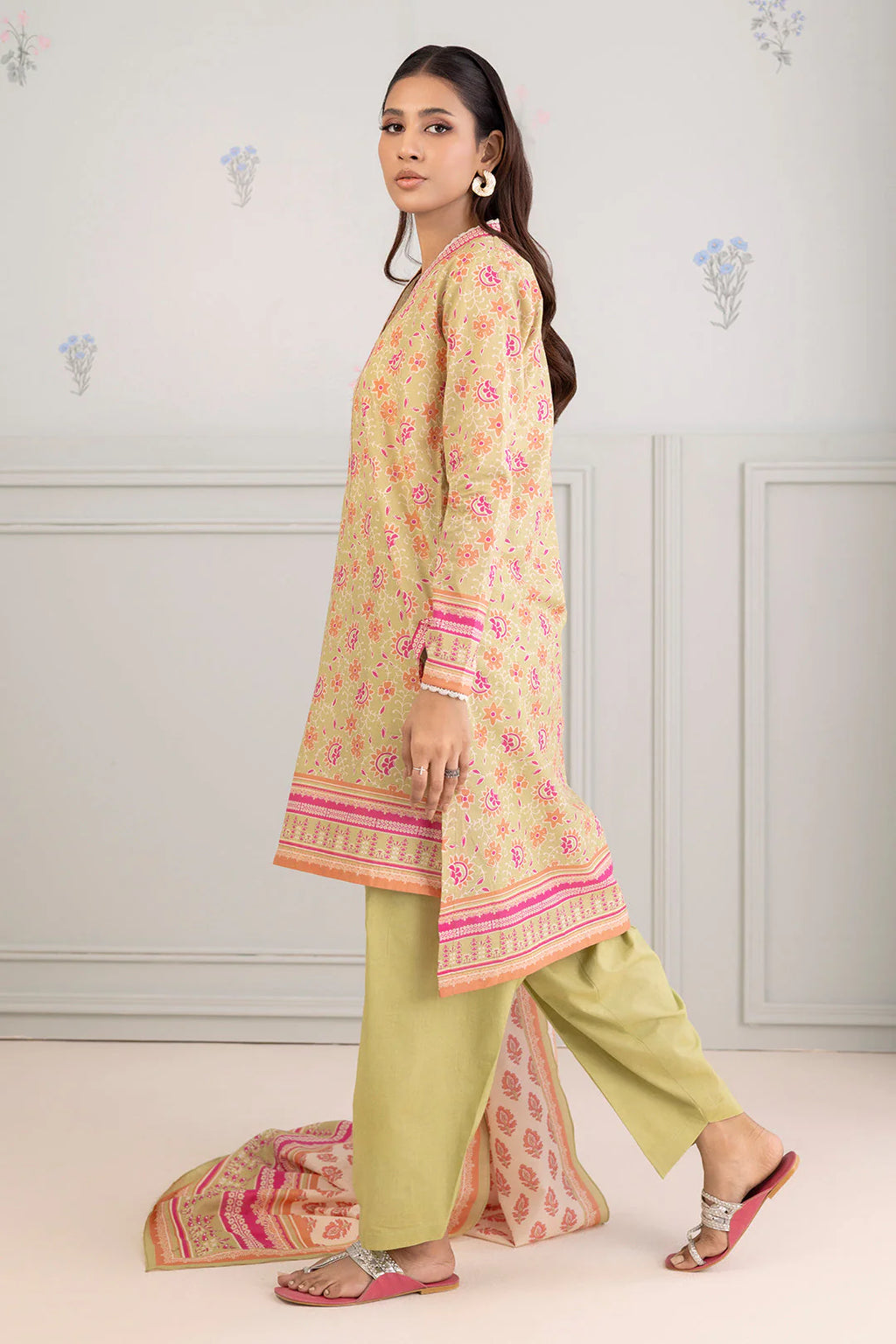 Zellbury Summer Printed Lawn Unstitched 3Pc Suit WUS25X30499