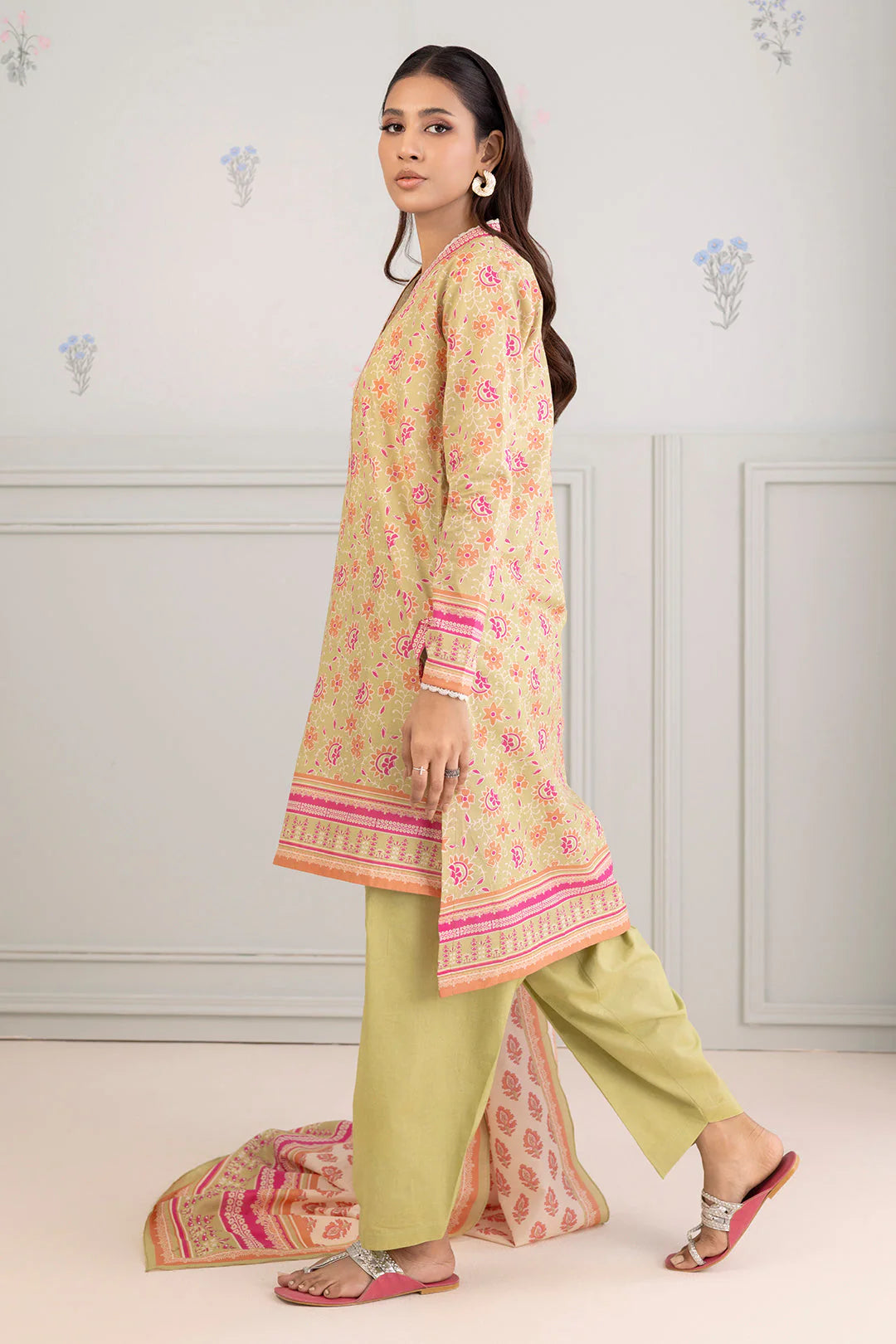 Zellbury Summer Printed Lawn Unstitched 3Pc Suit WUS25X30499