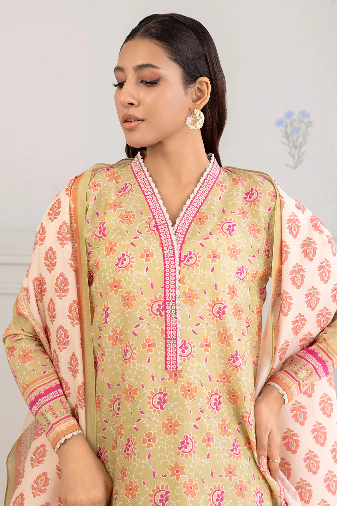 Zellbury Summer Printed Lawn Unstitched 3Pc Suit WUS25X30499