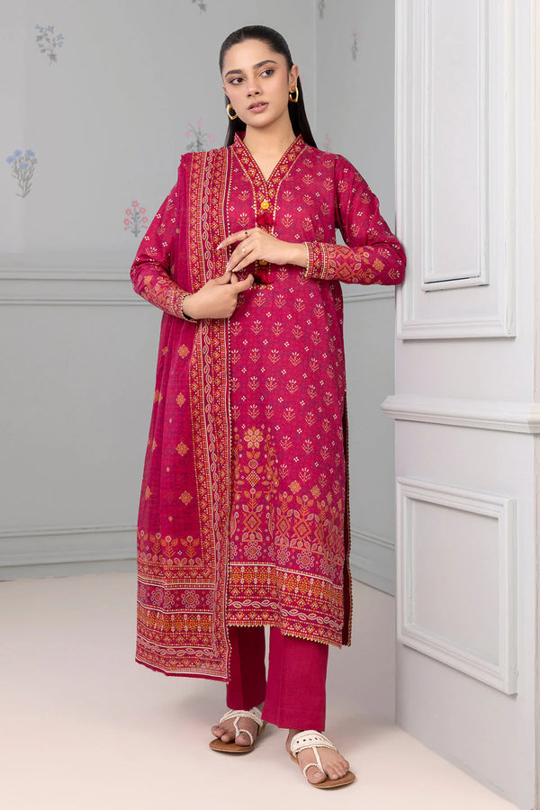 Zellbury Summer Printed Lawn Unstitched 3Pc Suit WUS25X30500