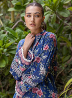 Zainab Chottani Tahra Embroidered Lawn Unstitched 3Pc Suit D-04 ZARA