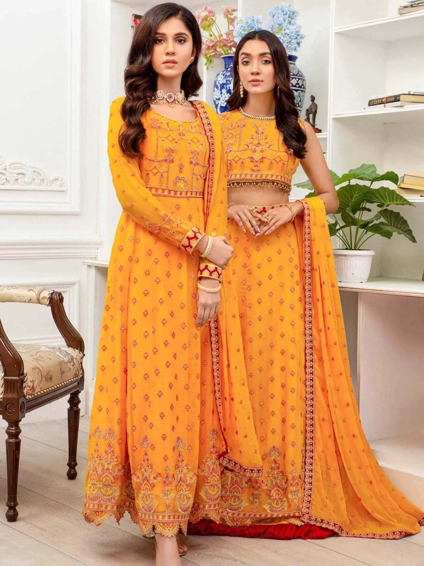 Dastoor by Zarif Luxury Chiffon Unstitched 3 Piece Suit ZD-07 KASHISH