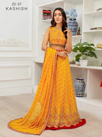 Dastoor by Zarif Luxury Chiffon Unstitched 3 Piece Suit ZD-07 KASHISH