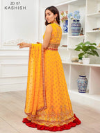 Dastoor by Zarif Luxury Chiffon Unstitched 3 Piece Suit ZD-07 KASHISH