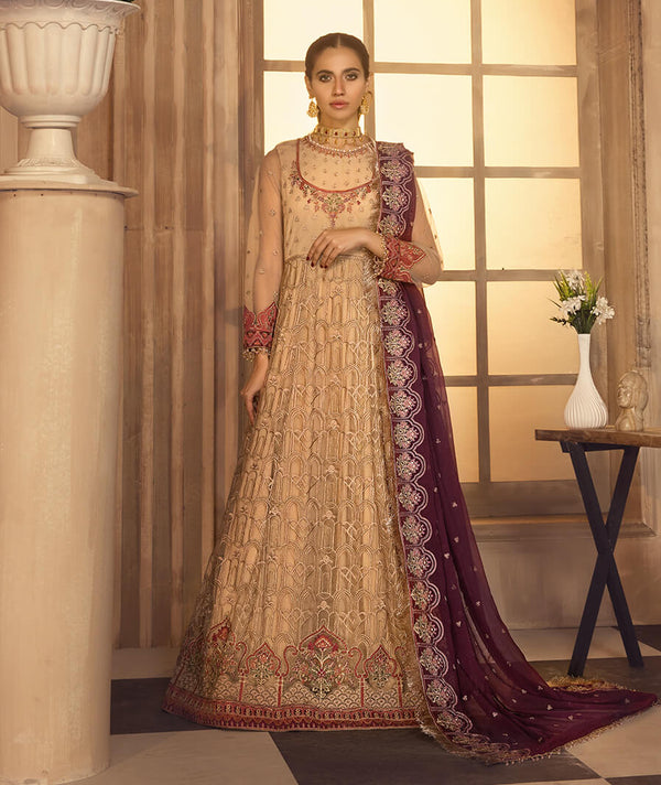 Noor E Rang By Zarif Luxury Unstitched Chiffon 3Pc Suit ZF-08 Andaaz