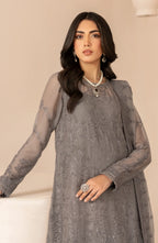 Zarif Thread Works Embroidered Chiffon Unstitched 3Pc Suit ZL-05 AYMAH