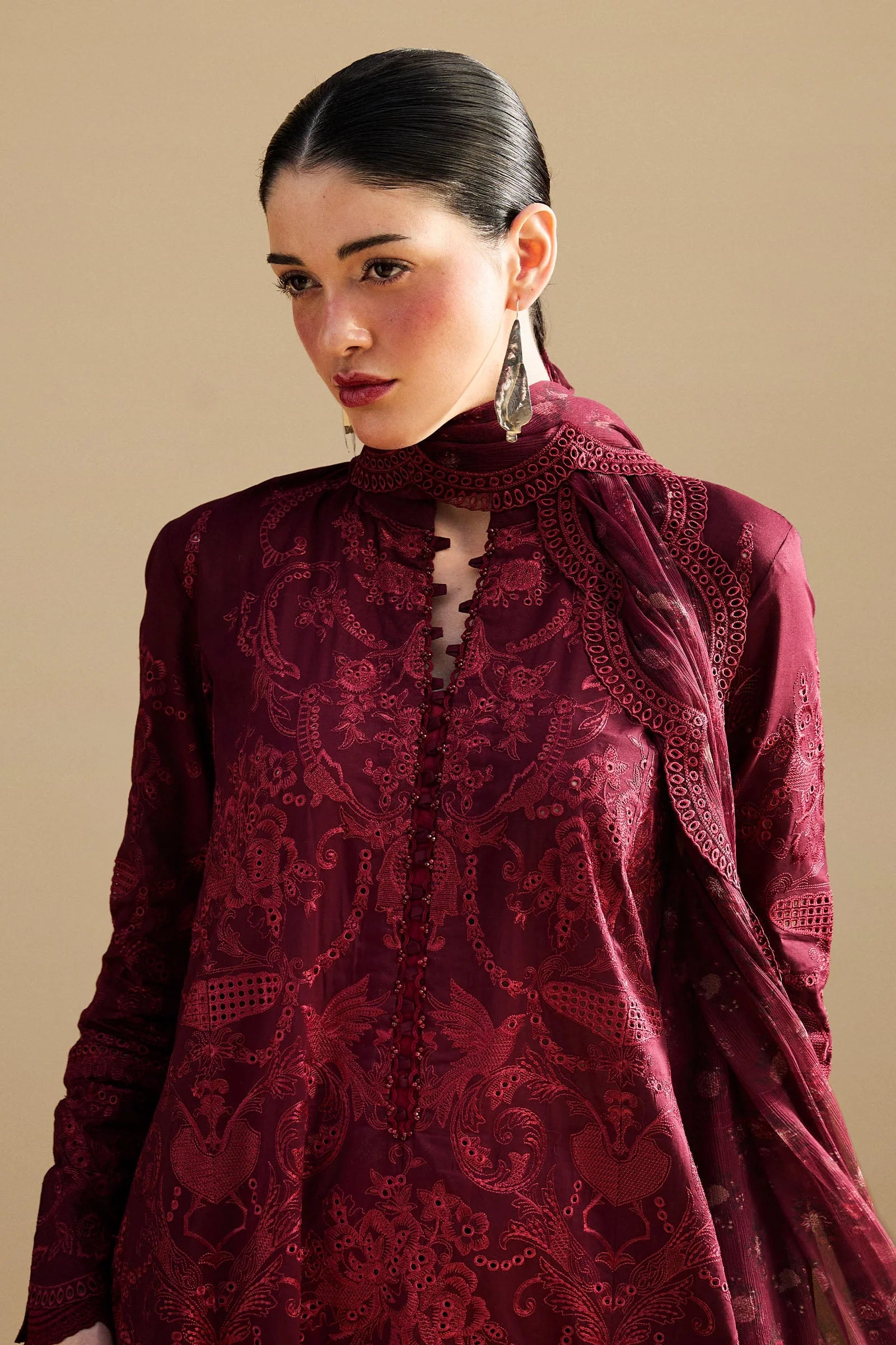 Zara Shahjahan Satori Embroidered Lawn Unstitched 3Pc Suit D-09A SEI