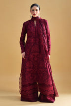 Zara Shahjahan Satori Embroidered Lawn Unstitched 3Pc Suit D-09A SEI