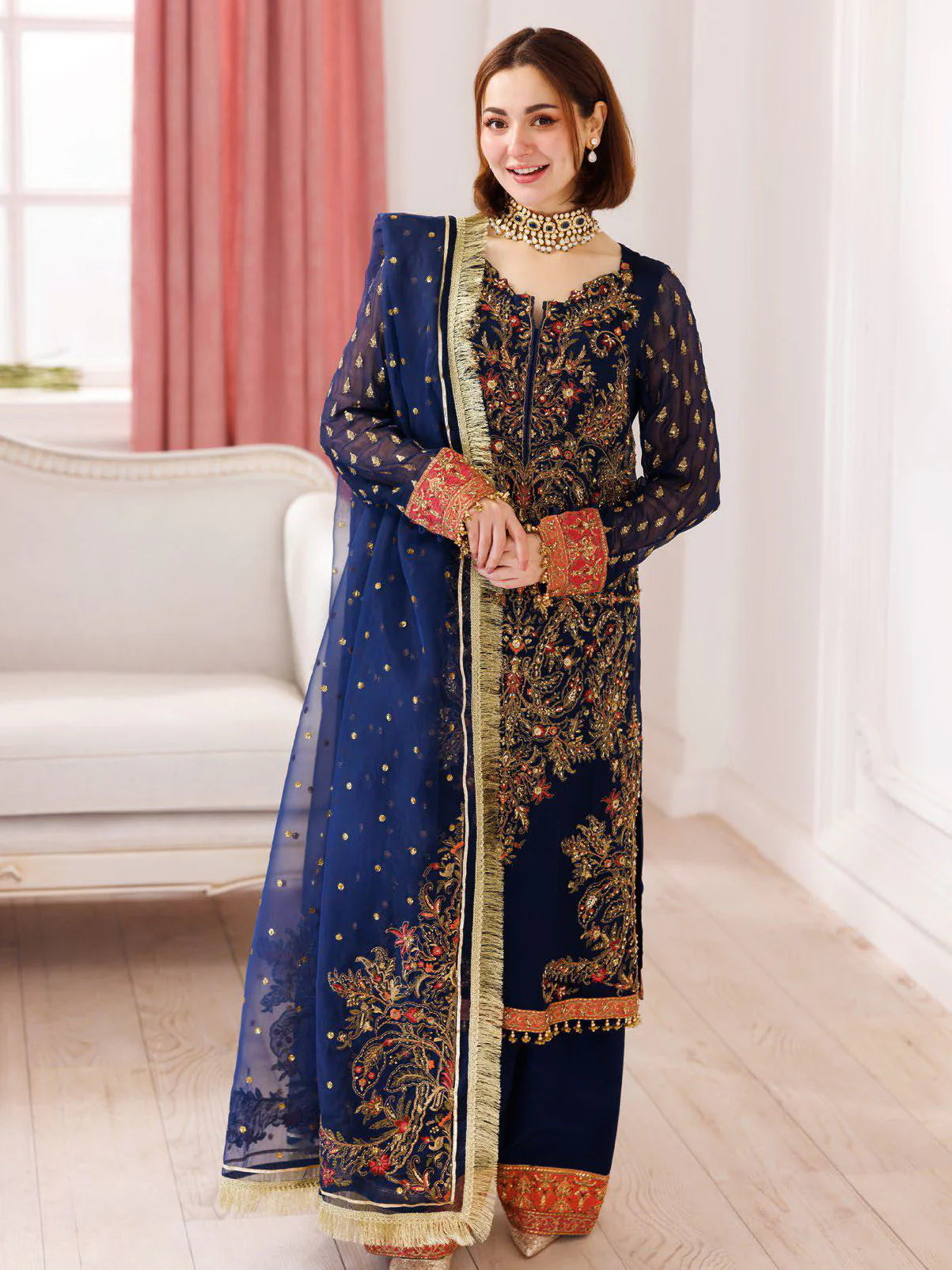Charizma Dastan-e-Jashan Luxury Chiffon Unstitched 3Pc Suit DJ5-07